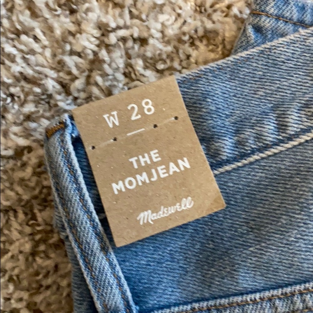 NWT Madewell mom jeans - Picture 3 of 3